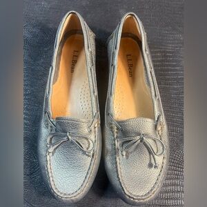 L.L. Bean women’s Metallic Loafers